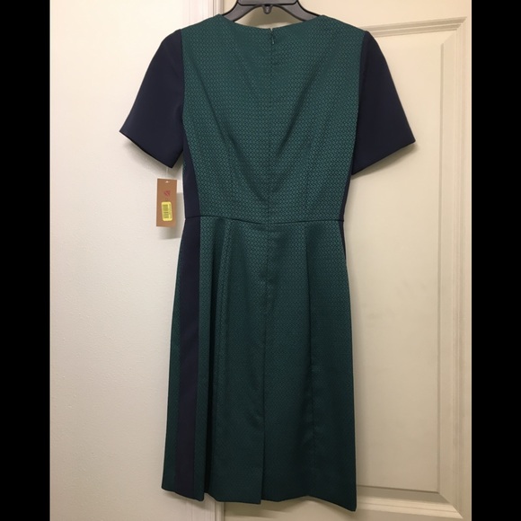 Daniel Cremieux Green and Blue Dress - Picture 4 of 4